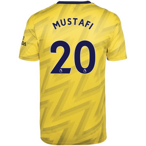 Camiseta Arsenal NO.20 Mustafi 2ª Kit 2019 2020 Amarillo